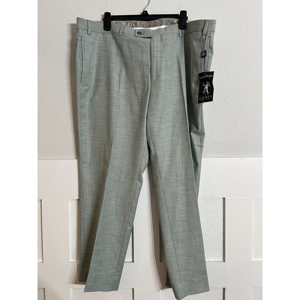 NEW Lauren Ralph Lauren Ultra Flex Norton Dress Pants Men's 42x30 Green